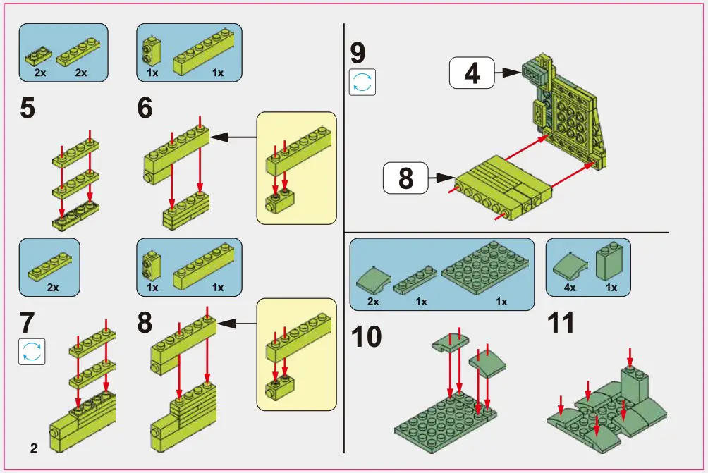Kmart 43216871 242 Piece Dinosaur Construction Accessories Holder - Product Overview 2