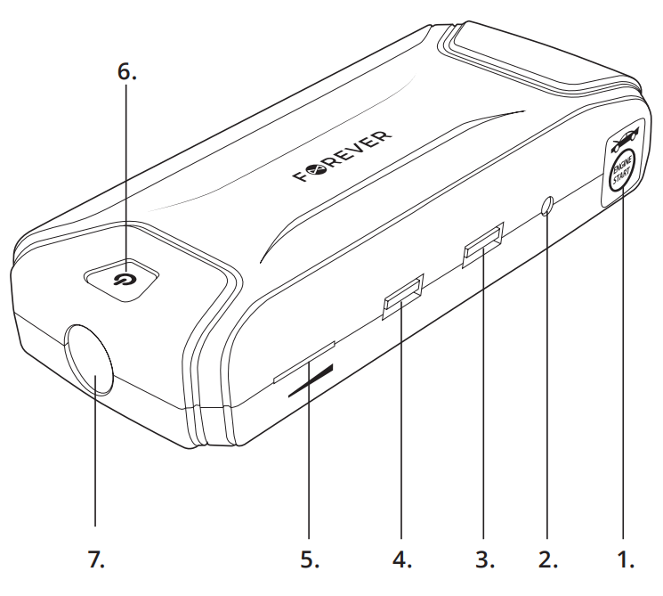 FOREVER JS-200 PRO Car Jump Starter