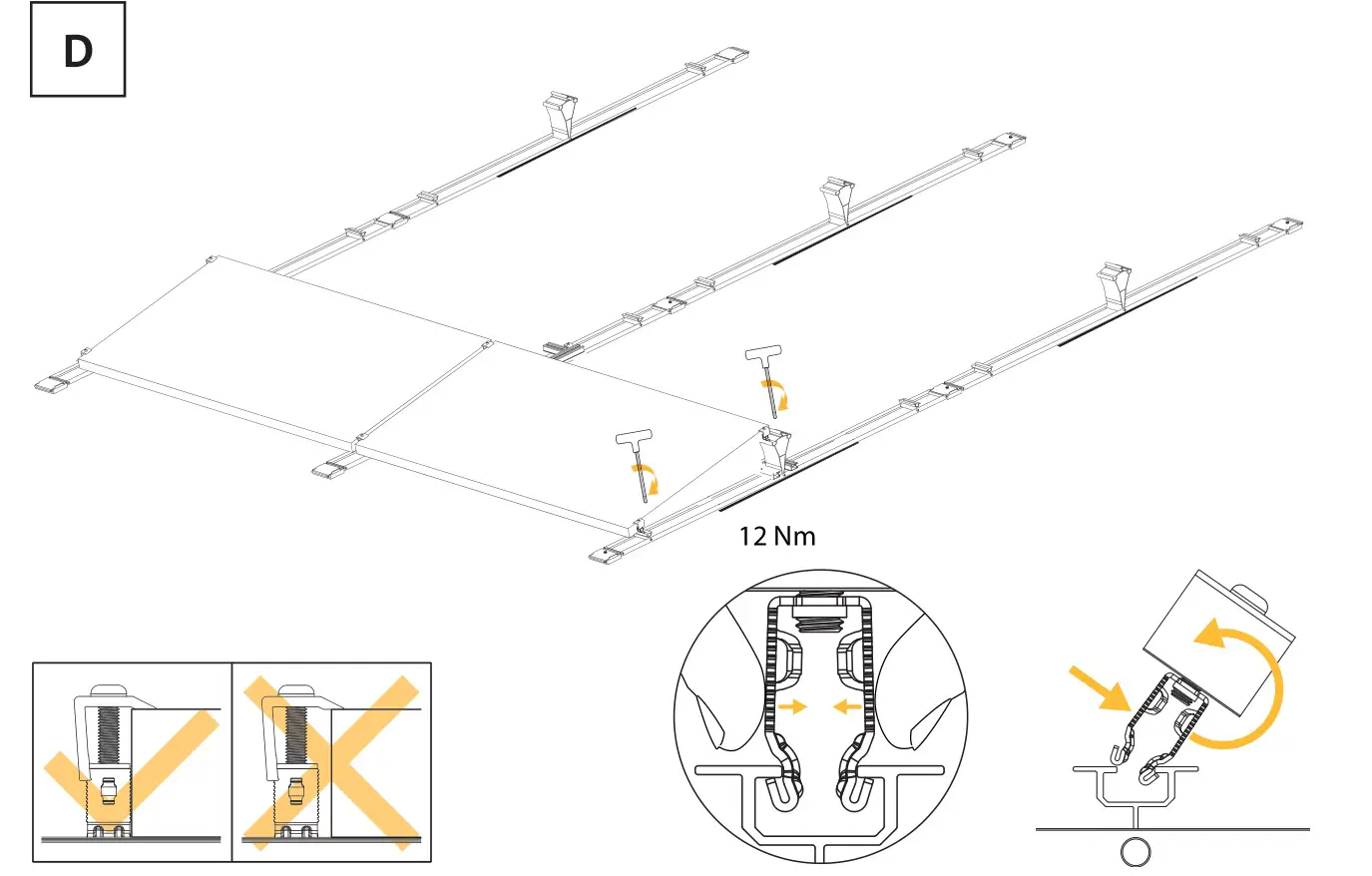 Renusol FS10-EW Solar Panel Mounting - Figure D