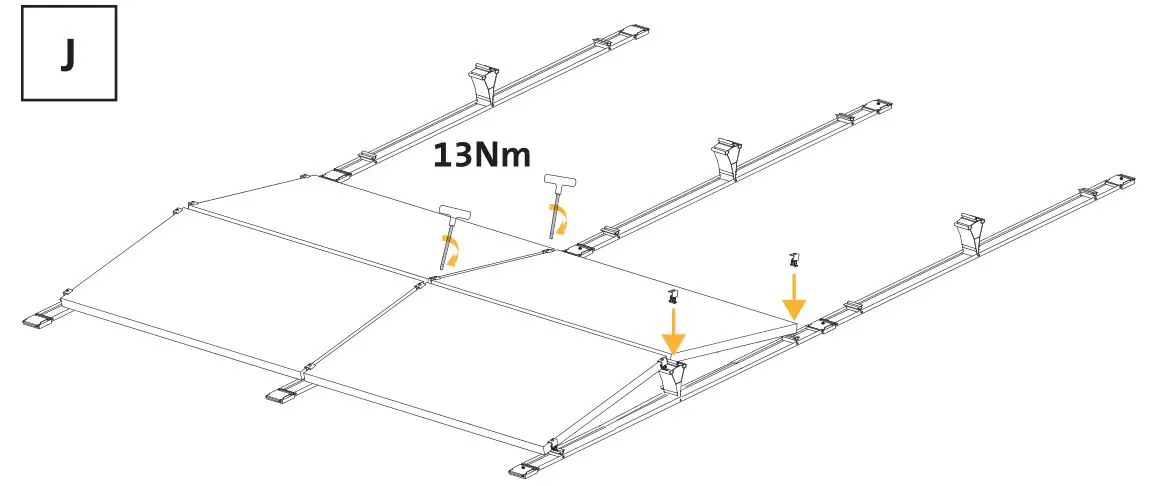 Renusol FS10-EW Solar Panel Mounting - Figure J