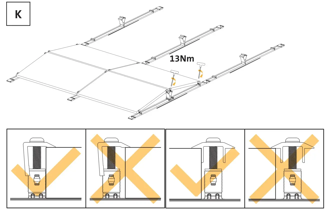 Renusol FS10-EW Solar Panel Mounting - Figure K