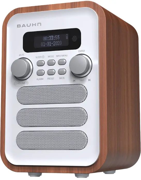 BAUHN ADAB-0322-B DAB+ Radio with Bluetooth Wireless Connectivity