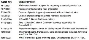 FIG 11 PARTS AND ACCESSORIES