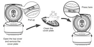 FIG 10 Cover plate cleaning methods