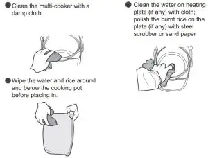 FIG 7 Cleaning and Maintenance