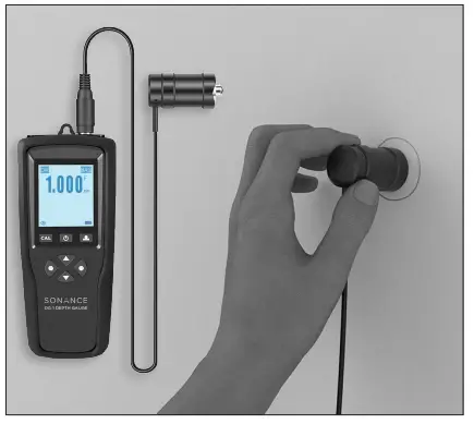 SONANCE INVISIBLE Series IS6T Speaker - depth gauge