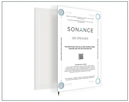 SONANCE INVISIBLE Series IS6T Speaker - each speaker.