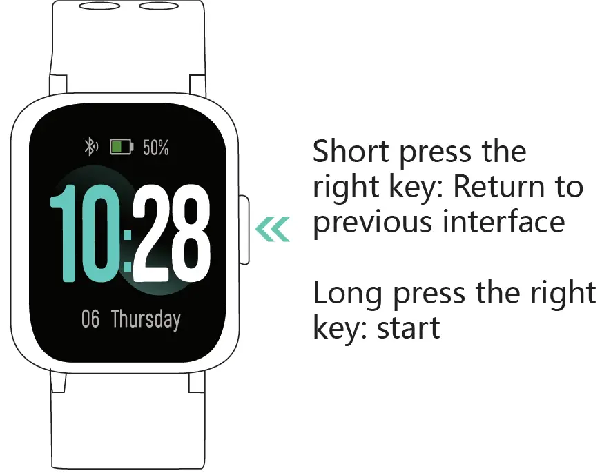 willful SW021 Smartwatch Operating Instructions