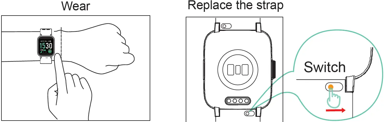 willful SW021 Smartwatch instruction for use 1