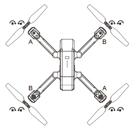 Detaching the propellers