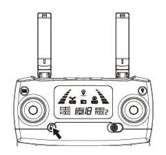 How to lock and unlock the drone