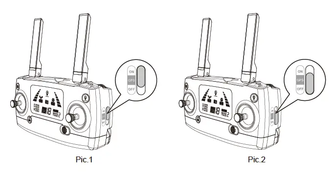 X103W - Gesture mode GPS OFF