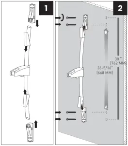 belangerh2o KIT-QUA130CCP Rain Pressure Balanced Square Shower System - FIGURE 1