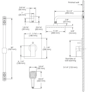 belangerh2o KIT-QUA130CCP Rain Pressure Balanced Square Shower System - FIGURE 6