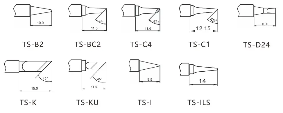 MINIWARE TS100 Mini Soldering Iron-Sholdring 2