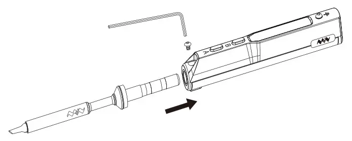 MINIWARE TS100 Mini Soldering Iron-Sholdring