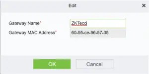 ZKTeco SLG410 - Configuring 9