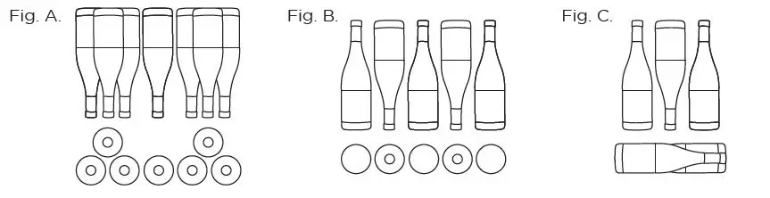 UNIQUE Classic Retro 28 Bottle Wine Cooler fig4