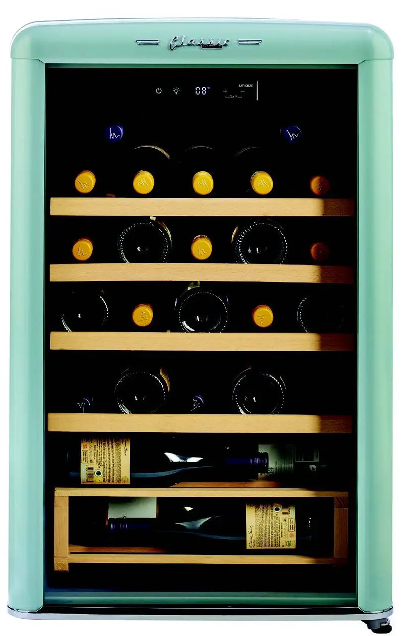 UNIQUE Classic Retro 28 Bottle Wine Cooler image