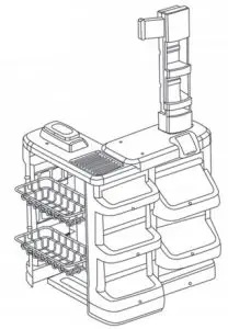 kogan NBSPMRKTPLA Kids Supermarket Playset-Ensure all components