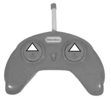 little tikes LIT 643330 RC Bumpers Cars - REMOTE CONTROL DIAGRAM