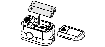 INSTALLING THE BATTERIES FIGURE 2