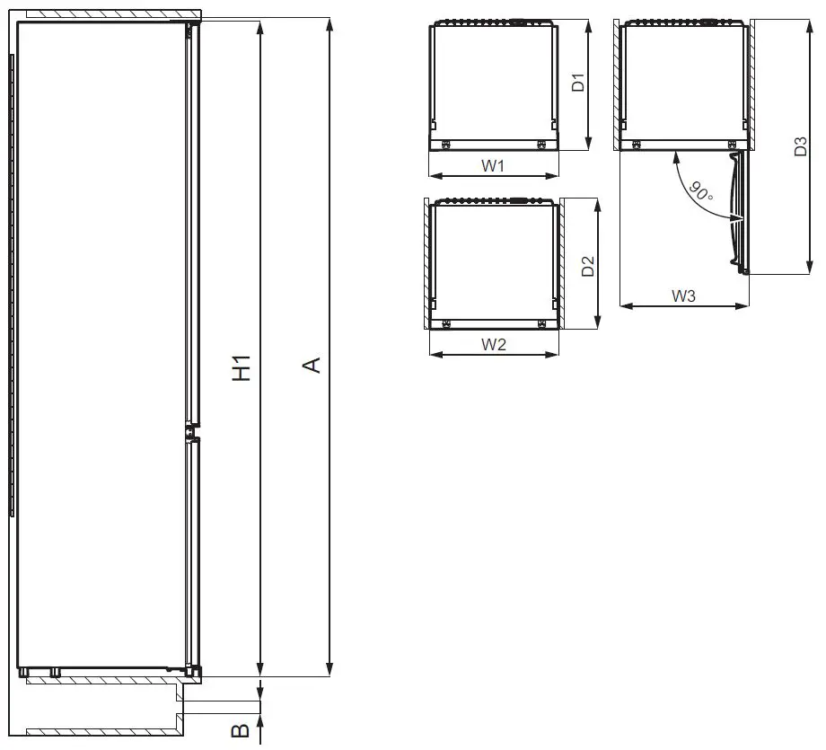 Electrolux LRB3AF12S Built-In Refrigerator-1