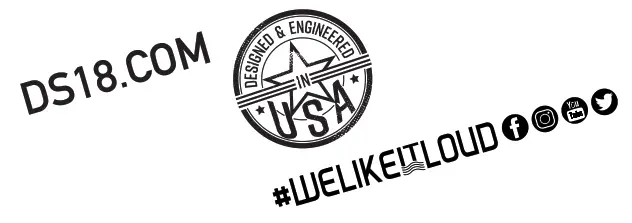 DS18 HYDRO Channel Marine Full Range Amplifier - app