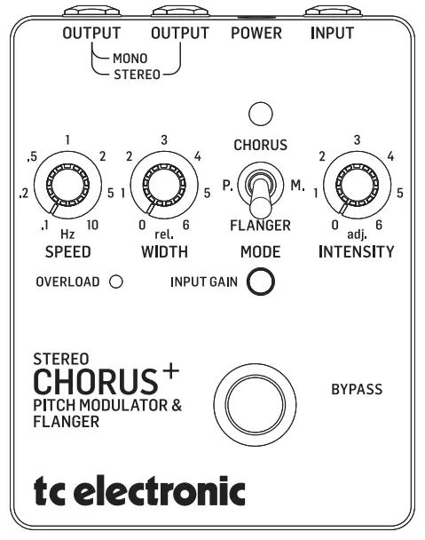 tc electronic SCF GOLD Stereo Chorus Flanger -