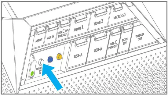 MOSICGO Sport MG2U-S Ultra Short Throw Projector - Press and hold