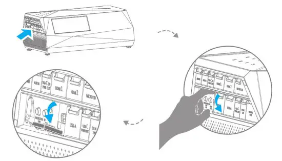 MOSICGO Sport MG2U-S Ultra Short Throw Projector - Touch Keypa