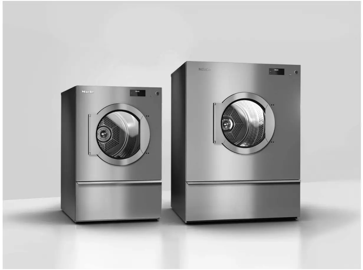 Miele Pdr 928/528 Si Steam Heated Stainless Steel Professional Vented Dryer Installation Guide Miele Pdr 928/528 Si Steam Heated Stainless Steel Professional Vented Dryer Installation Guide