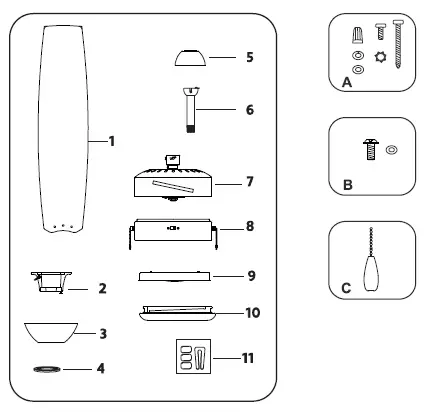 minka Aire F670L AIRETOR III 54-Inch Ceiling Fan fig 1