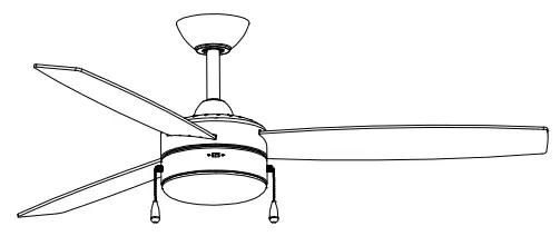 minka Aire F670L AIRETOR III 54-Inch Ceiling Fan image
