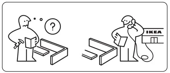 IKEA 202.914.99 Balungen Toilet Brushes Holder Instruction Manual - Need Help Contact Customer Care