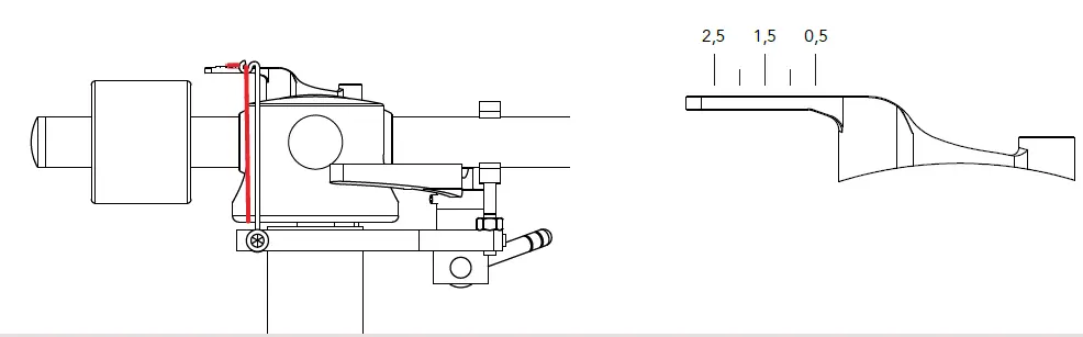 GOLD-NOTE B-5.1-Standard-High-Precision-Tonearm -fig 4