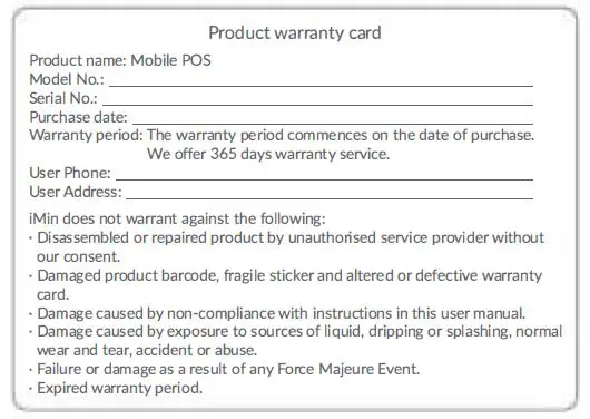 imin M2-203 Android Touch 5.5 Inch Mobile POS Fig8