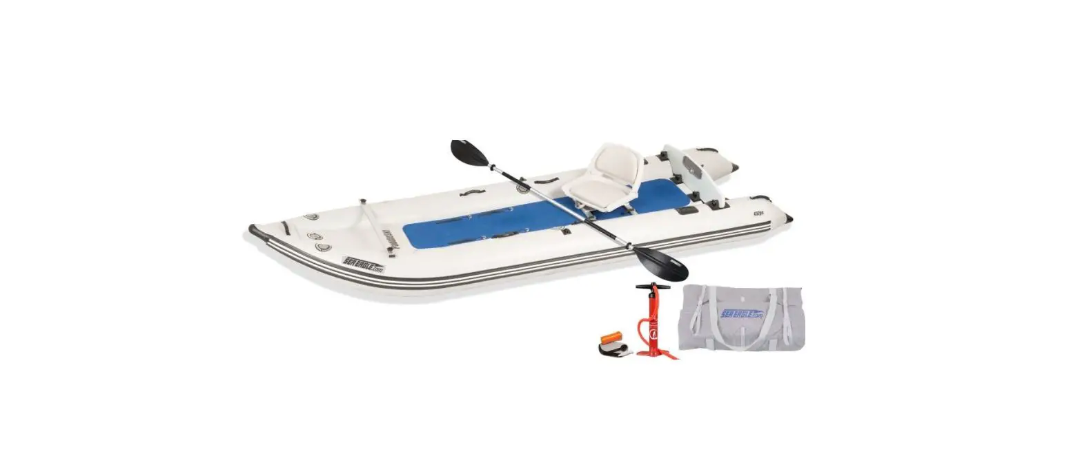 Sea Eagle 437ps Paddleski Inflatable Solo Catamaran Boat Owner's Manual