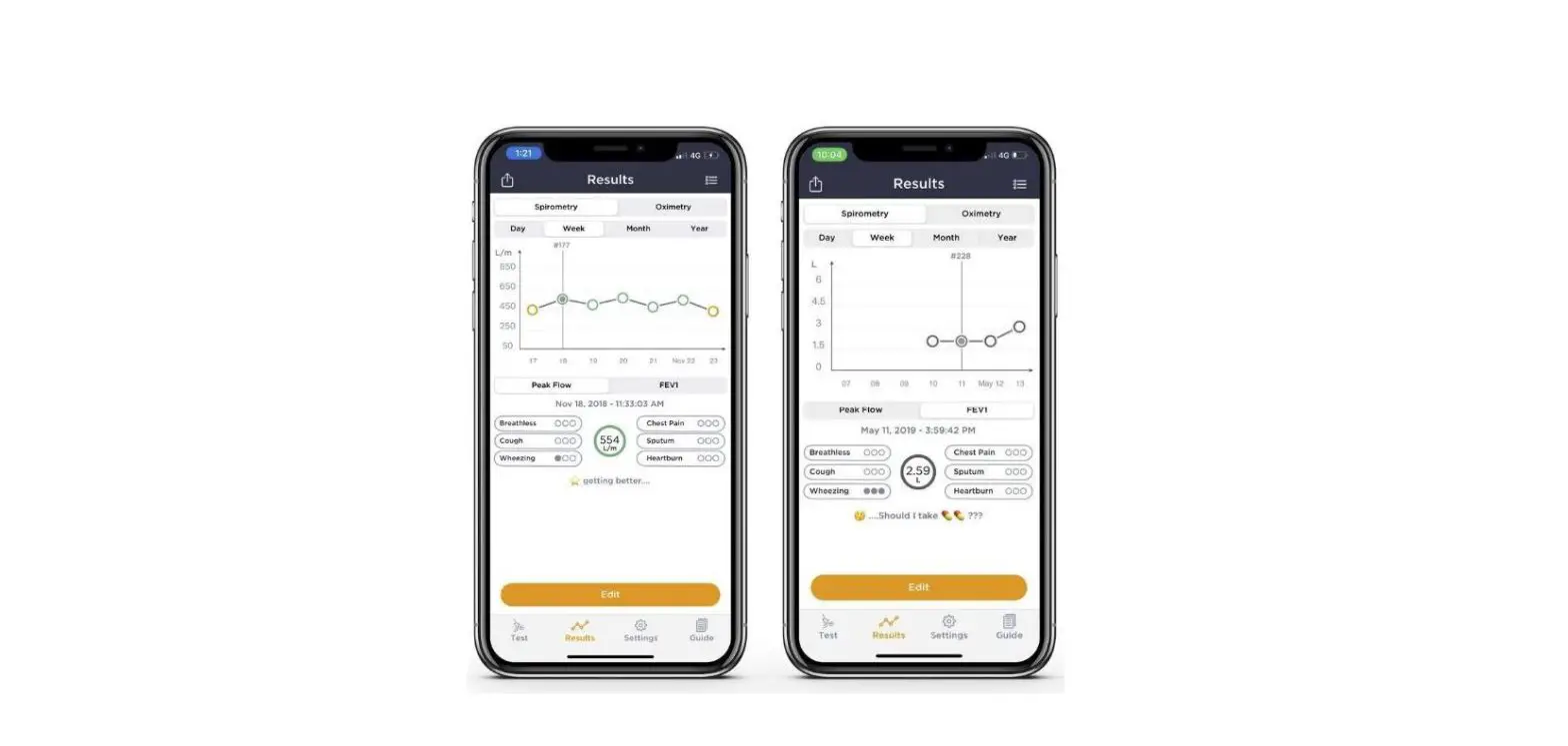 Mir Smart One Pulmonary Function App User Guide