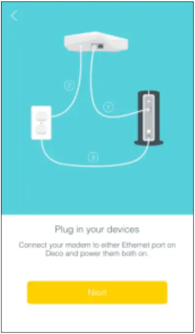 tp-link Whole-Home Wi-Fi System Deco M5 User Guide - Connect your modem to Deco