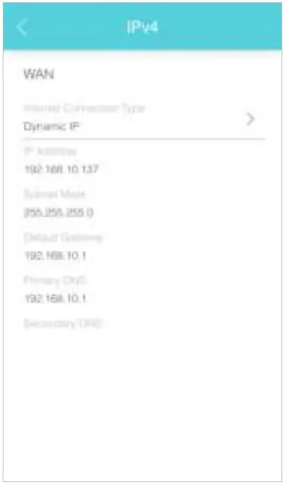 tp-link Whole-Home Wi-Fi System Deco M5 User Guide - IPv4