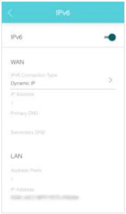 tp-link Whole-Home Wi-Fi System Deco M5 User Guide - IPv6