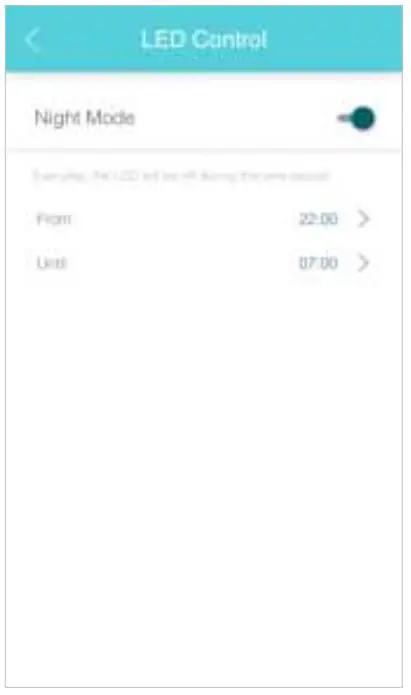 tp-link Whole-Home Wi-Fi System Deco M5 User Guide - LED Control