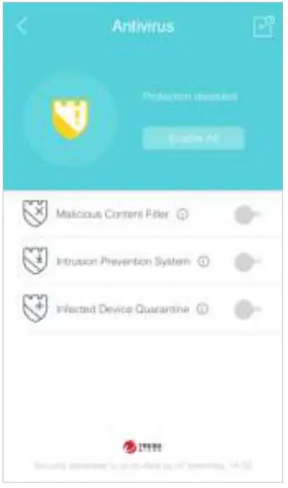 tp-link Whole-Home Wi-Fi System Deco M5 User Guide - Protection Disabled