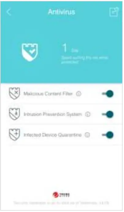 tp-link Whole-Home Wi-Fi System Deco M5 User Guide - Protection Enabled