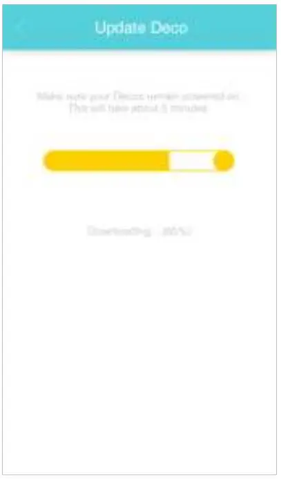 tp-link Whole-Home Wi-Fi System Deco M5 User Guide - Updating Deco