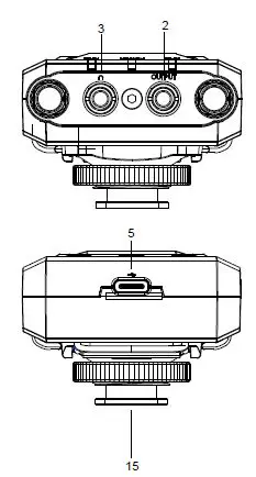 CKMOVA Vocal M UHF Dual-Channel Wireless Microphone System with Independent Audio Recorder-6