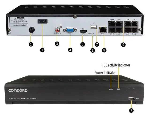 CONCORD-QV5600-8-Channel-4K-NVR-Package- 4x5MP-Cameras-fig-2
