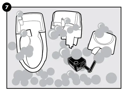 PetSafe PWW00 14402 Drinkwell Mini Pet Fountain - components