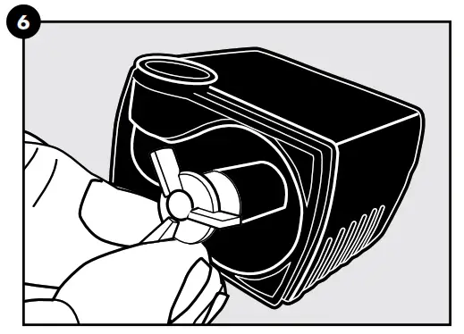 PetSafe PWW00 14402 Drinkwell Mini Pet Fountain - impeller